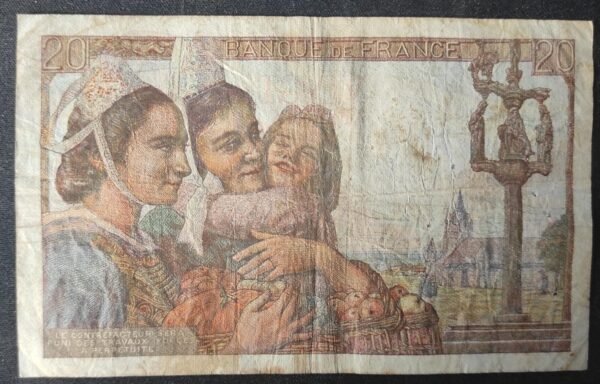 france billet de 20 francs pécheur du 21/05/1942 a.22 ref : f.13/02
