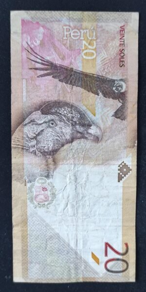 pérou billet de 20 soles du 21/03/2019 pick 197 (copie)