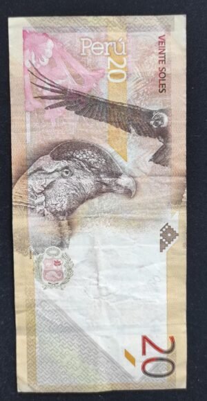 pérou billet de 20 soles du 21/03/2019 pick 197 (copie)