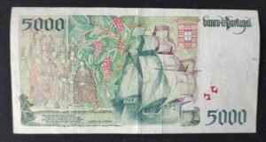 portugal billet de 5000 escudos du 20/02/1997 pick 190