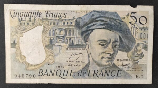 france billet de 50 francs quentin de la tour 1977 f.9 ref : f.67/02 (copie)