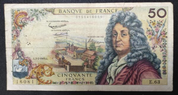 france billet de 50 francs racine du 02/05/1963 e.63 ref f.64/05