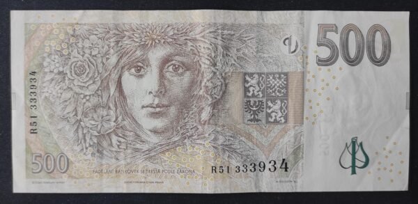 république tchèque billet de 500 korun type 2018 pick pnl2