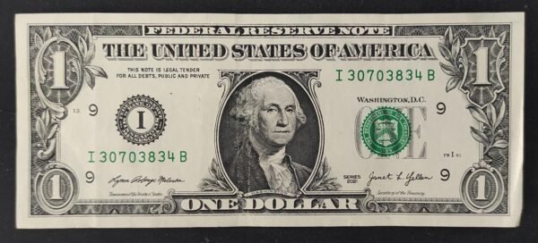 etats unis d'amérique usa billet de 1 dollar 2021 i (9) minneapolis (copie)