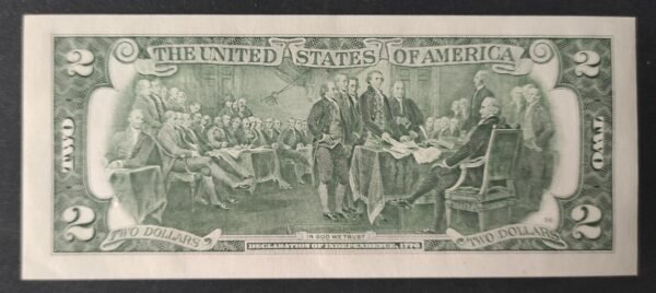 etats unis d'amérique usa billet de 2 dollars 2013 f (6) atlanta géorgie neuf
