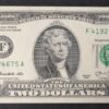 etats unis d'amérique usa billet de 2 dollars 2013 f (6) atlanta géorgie neuf