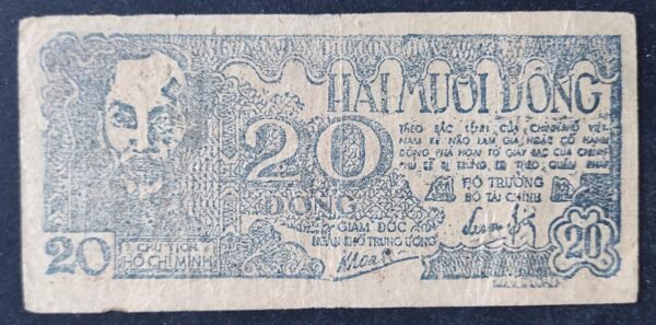 rare viet nam billet de 20 dông de 1948