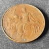 rare france pièce de 10 centimes dupuis 1921 ttb