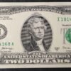 etats unis d'amérique usa billet de 2 dollars 2017 i (9) minneapolis minesota !