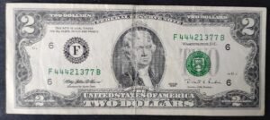 etats unis d'amérique usa billet de 2 dollars 2013 f (6) atlanta géorgie neuf (copie)