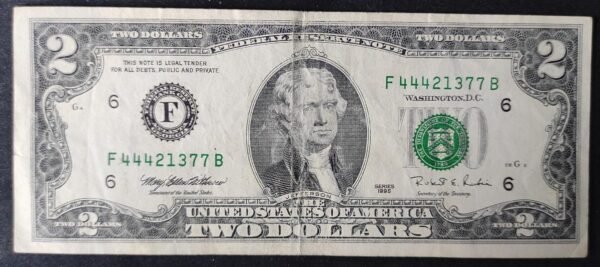 etats unis d'amérique usa billet de 2 dollars 2013 f (6) atlanta géorgie neuf (copie)
