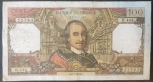 france billet de 100 francs corneille du 08/01/1970 h.444 ref f.65/29