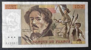 france billet de 100 francs delacroix 1979 v.10 ref : f.69/02 (copie)