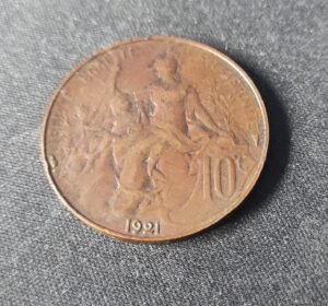 rare france pièce de 10 centimes dupuis 1921 ttb (copie)