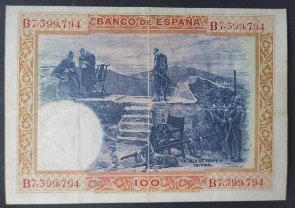 espagne billet de 100 pesetas du 01/07/ 1925 pick 69a sup (copie)