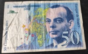france billet de 50 francs saint exupery 1993 ref : f.72/02 (copie)