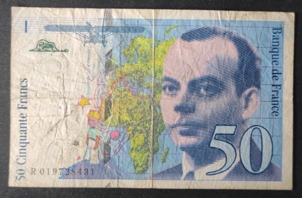 france billet de 50 francs saint exupery 1994 ref : f.73/01d (copie)