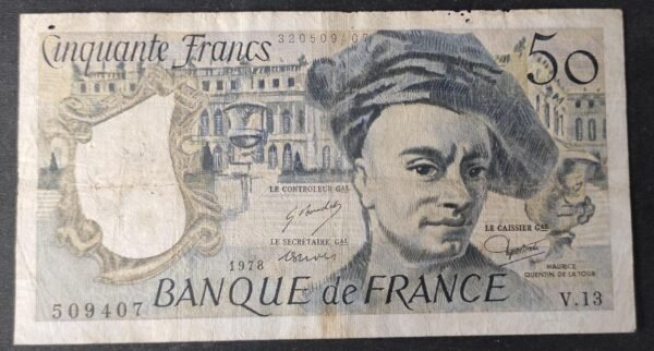france billet de 50 francs quentin de la tour 1978 v.11 ref : f.67/03 (copie)