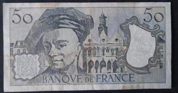 france billet de 50 francs quentin de la tour 1977 o.9 ref : f.67/02