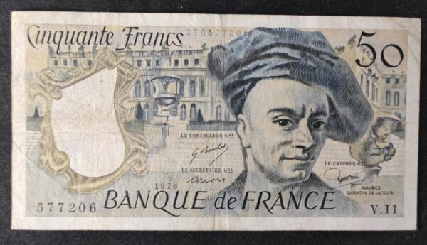 france billet de 50 francs quentin de la tour 1978 u.11 ref : f.67/03 (copie)