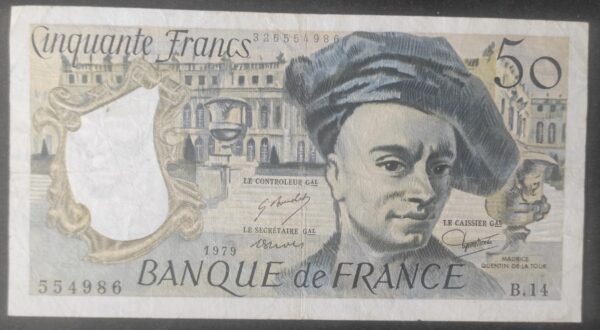 france billet de 50 francs quentin de la tour 1979 v.14 ref : f.67/04 (copie)