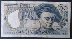france billet de 50 francs quentin de la tour 1977 o.9 ref : f.67/02