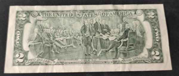 etats unis d'amérique usa billet de 2 dollars 2003 e (5) richmond virginie circulé (copie)