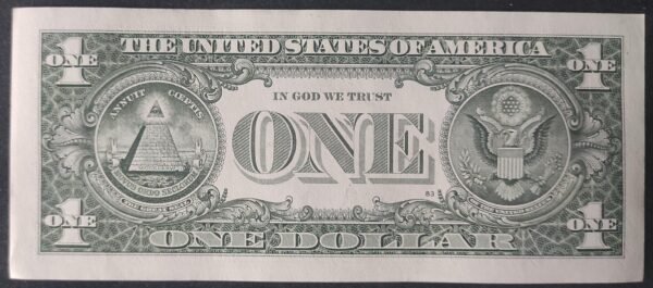 etats unis d'amérique usa billet 1 dollar 2021 l ( 12 ) san francisco ca pr neuf (copie)