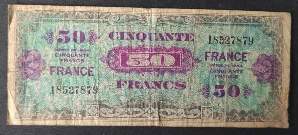 france billet de 50 francs sans série verso france 1945 vf.24/01 (copie)