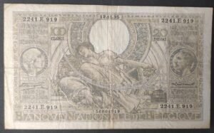 belgique billet de 100 francs 20 belgas du 12/11/1935 pick 107