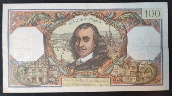 france billet de 100 francs corneille du 03/03/1977 q.1072 ref f.65/57 (copie)