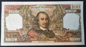 france billet de 100 francs corneille du 03/03/1977 q.1072 ref f.65/57 (copie) france billet de 100 francs corneille du 03/03/1977 q.1072 ref f.65/57 (copie)