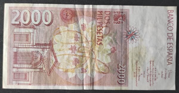 espagne billet de 2000 pesetas de 1992 pick 162 (copie)