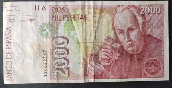 espagne billet de 2000 pesetas de 1992 pick 162 (copie)