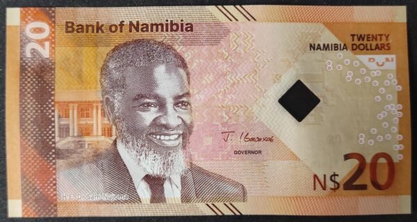namibie billet de 20 namibia dollars 2025 neuf unc