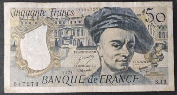 france billet de 50 francs quentin de la tour 1978 q.11 ref : f.67/03 (copie)