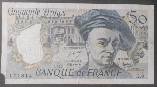 france billet de 50 francs quentin de la tour 1977 q.9 ref : f.67/02 (copie)