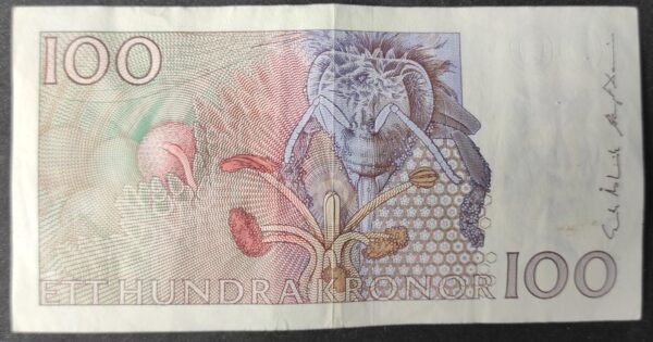 suède billet de 100 kronor 2001 pick 65