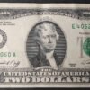 etats unis d'amérique usa billet de 2 dollars 1976 e (5) richmond virginie circulé